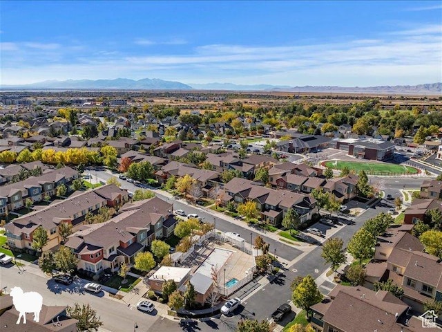 1138 N Shepard Creek Pkwy W Unit 2, Farmington, UT 84025 - aerial view of residential area featuring a mountain backdrop