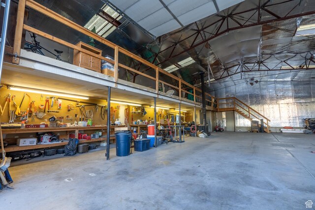 452 S 100 W, Salina, UT 84654 - garage with a workshop area