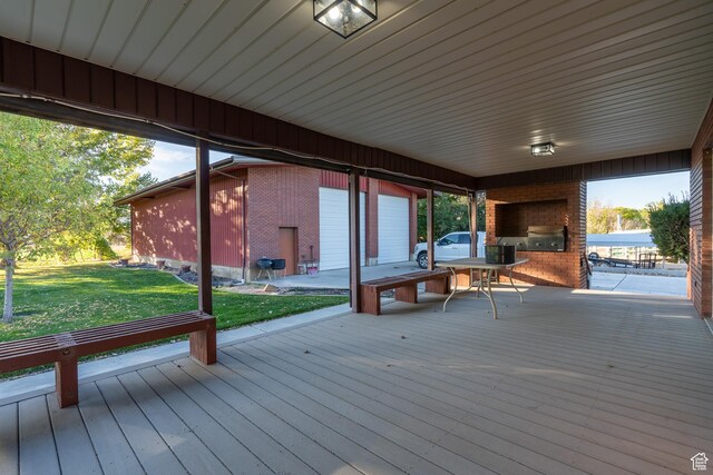452 S 100 W, Salina, UT 84654 - deck featuring a yard and outdoor dining space