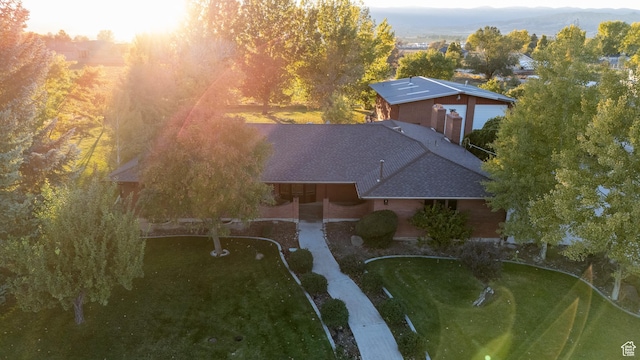 452 S 100 W, Salina, UT 84654 - drone / aerial view featuring a mountain view