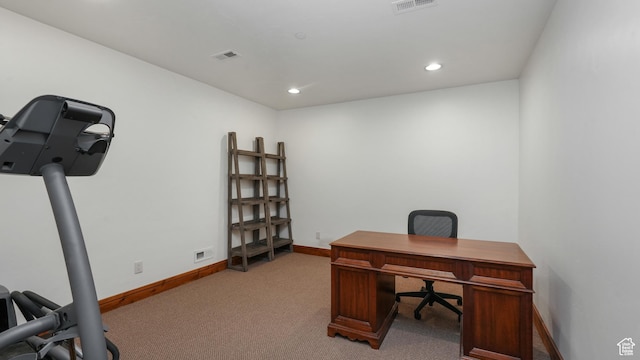 4170 Moosehollow Rd, Park City, UT 84098 - office area featuring light colored carpet and recessed lighting