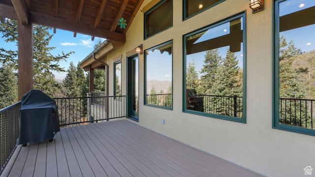 4170 Moosehollow Rd, Park City, UT 84098 - wooden deck featuring grilling area