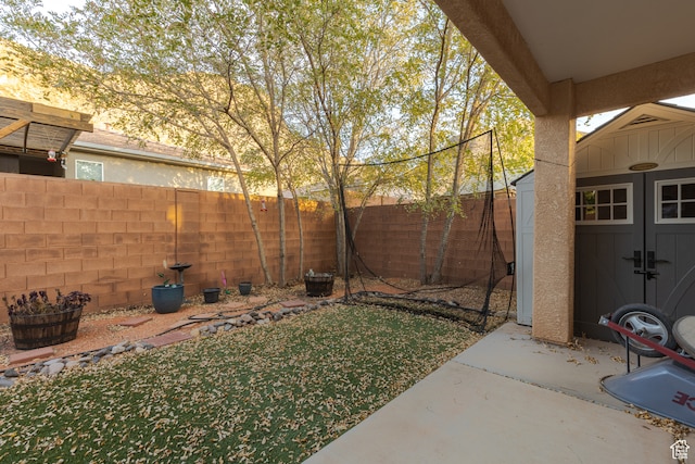 2331 S 675 W, Hurricane, UT 84737 - view of yard featuring a shed and a patio