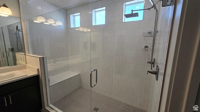 697 N 3275 W, Layton, UT 84041 - bathroom with a stall shower and vanity