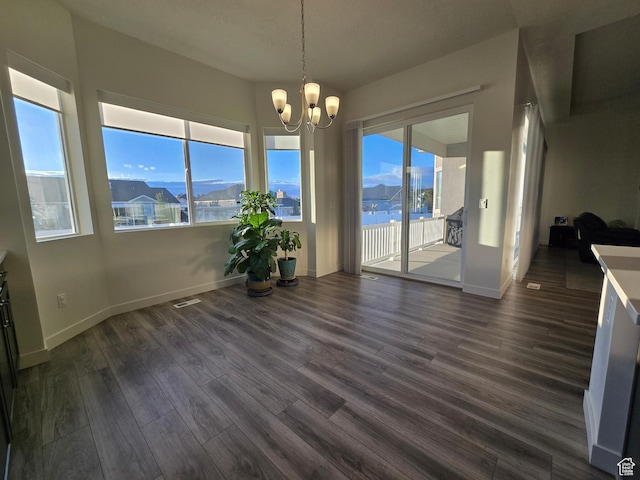 697 N 3275 W, Layton, UT 84041 - dining area with dark wood finished floors and a chandelier