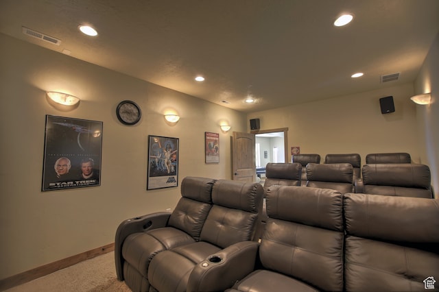 21 Gentle Ben Cir, Fish Haven, ID 83287 - view of carpeted home theater room