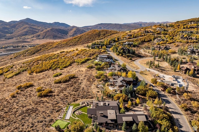 1159 Snow Berry St, Park City, UT 84098 - drone / aerial view featuring a mountain view