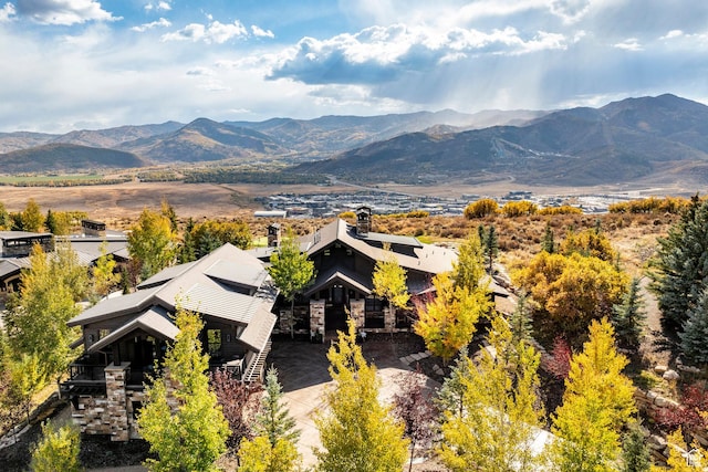 1159 Snow Berry St, Park City, UT 84098 - bird's eye view featuring a mountain view