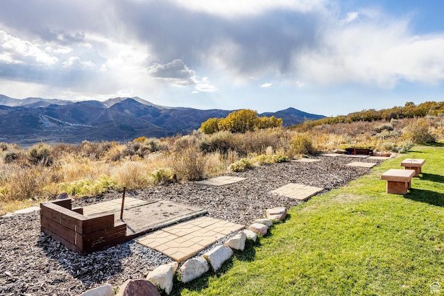 1159 Snow Berry St, Park City, UT 84098 - view of yard with a mountain view