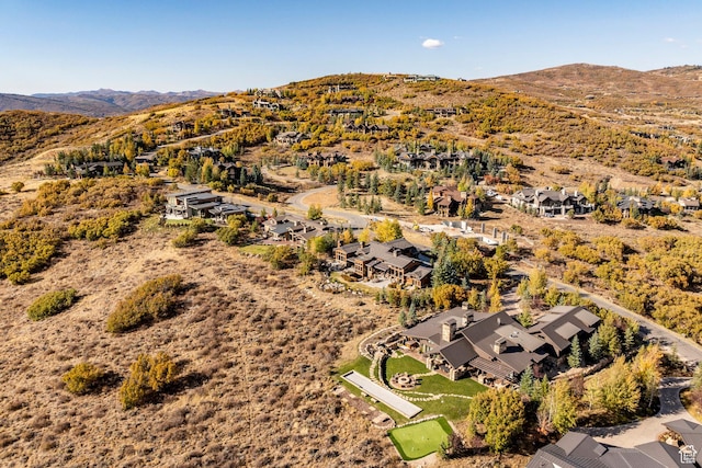 1159 Snow Berry St, Park City, UT 84098 - birds eye view of property featuring a residential view and a mountain view