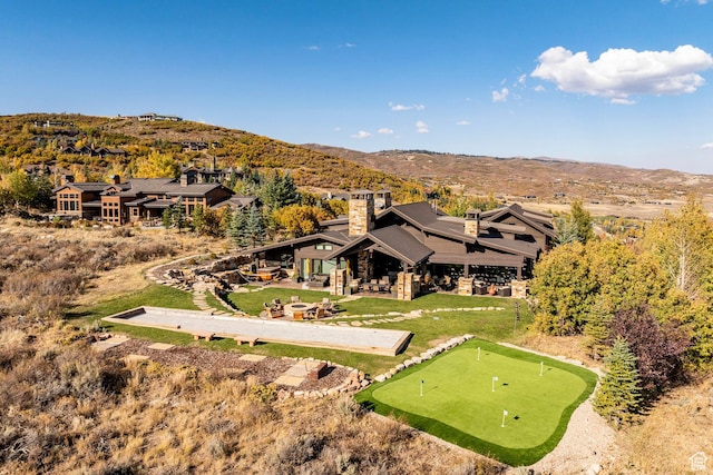 1159 Snow Berry St, Park City, UT 84098 - drone / aerial view with a mountain view