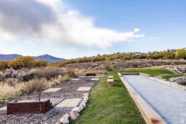 1159 Snow Berry St, Park City, UT 84098 - view of yard with a mountain view