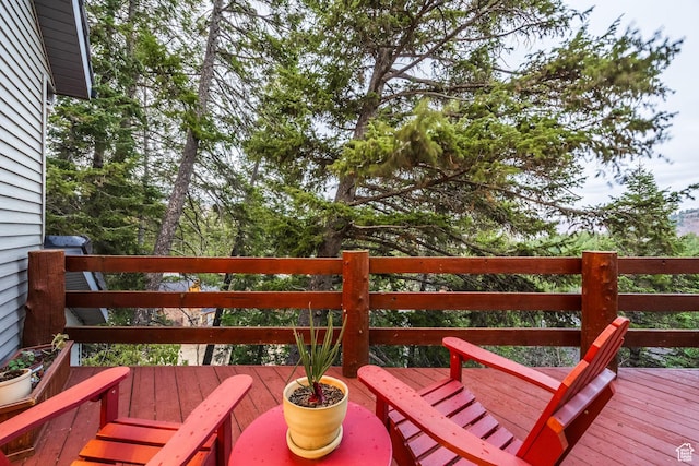 105 Paradise Rd, Summit Park, UT 84098 - view of wooden deck