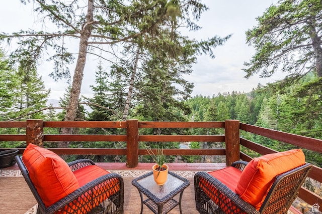 105 Paradise Rd, Summit Park, UT 84098 - view of wooden terrace