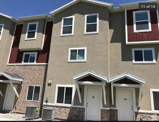 643 N 30 E, Vineyard, UT 84058 - view of property featuring stucco siding and central AC