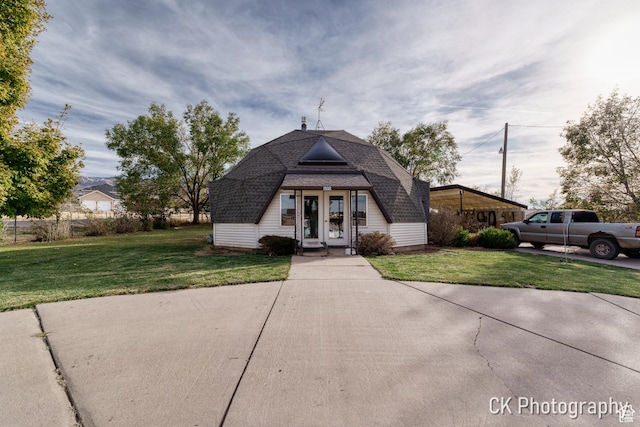 690 E 500 S, Fillmore, UT 84631 - view of front of house featuring a front yard and a shingled roof