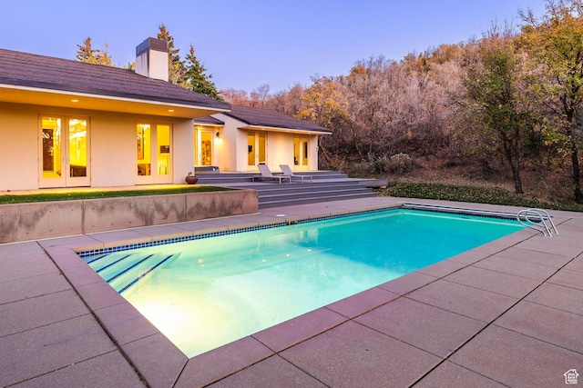 671 N Freeze Creek Cir, Emigration Canyon, UT 84108 - outdoor pool featuring a patio area