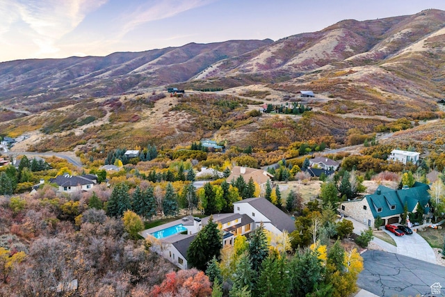 671 N Freeze Creek Cir, Emigration Canyon, UT 84108 - bird's eye view of mountains
