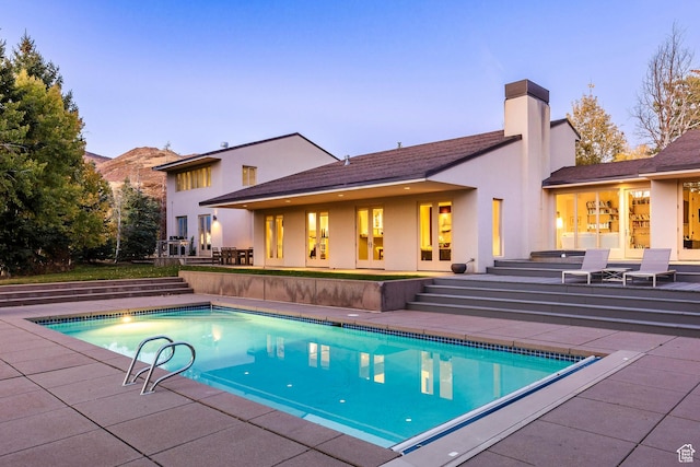671 N Freeze Creek Cir, Emigration Canyon, UT 84108 - swimming pool with a patio area