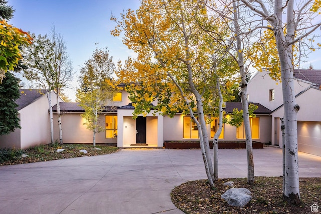 671 N Freeze Creek Cir, Emigration Canyon, UT 84108 - view of front of house with stucco siding