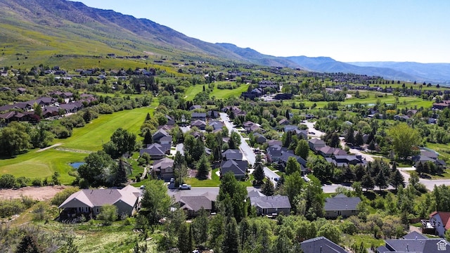3937 N Patio Springs Dr, Eden, UT 84310 - aerial perspective of suburban area featuring a water and mountain view