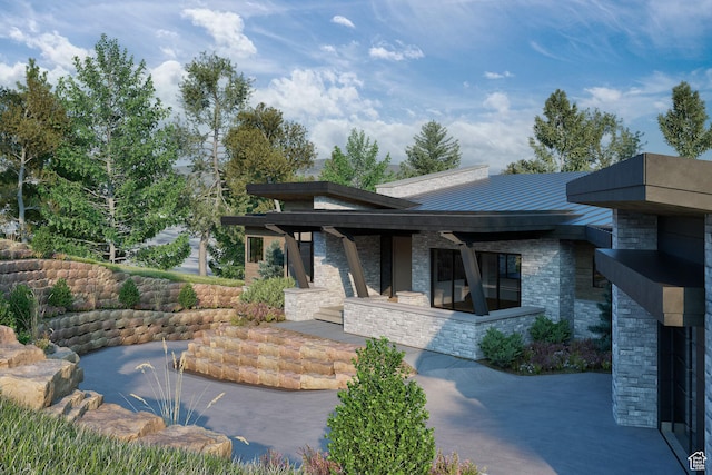 2121 E Flat Top Mountain Dr Unit 727, Heber City, UT 84032 - view of front of house with a patio area