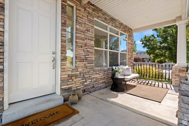 13133 S Crystal Springs Dr, Draper, UT 84020 - view of exterior entry with covered porch and stone siding