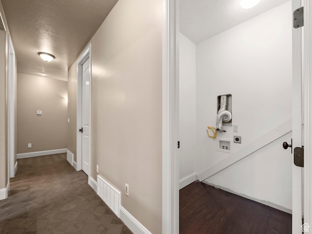 1212 N Heritage Cir, Alpine, UT 84004 - hallway with baseboards and a textured ceiling