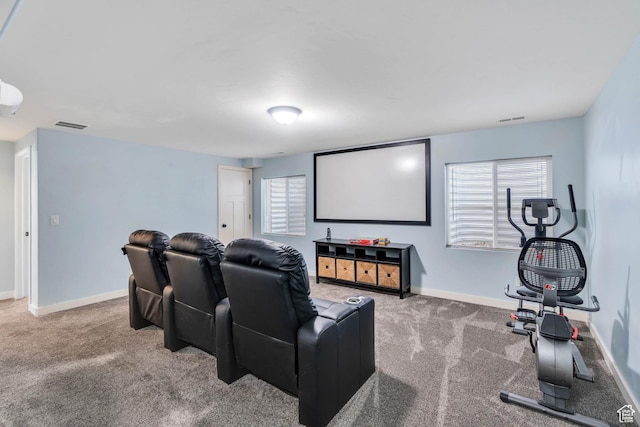 4489 W Milford Dr, South Jordan, UT 84009 - carpeted cinema with visible vents and baseboards