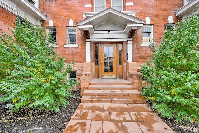 276 E Broadway St S Unit 3, Salt Lake City, UT 84111 - view of exterior entry with brick siding