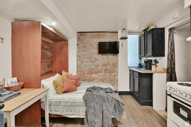 276 E Broadway St S Unit 3, Salt Lake City, UT 84111 - bedroom featuring light wood finished floors