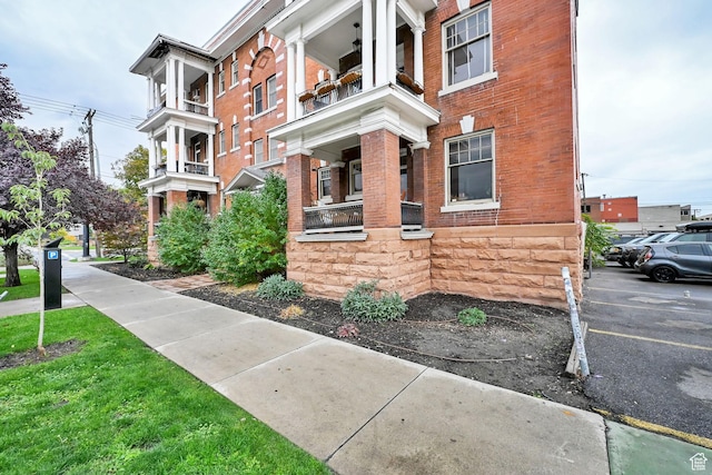 276 E Broadway St S Unit 3, Salt Lake City, UT 84111 - view of side of property featuring brick siding