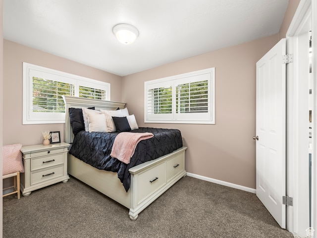 1975 E Gunderson Ln S, Holladay, UT 84124 - bedroom with multiple windows and dark colored carpet