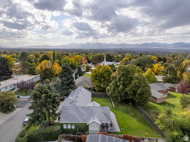 1975 E Gunderson Ln S, Holladay, UT 84124 - birds eye view of property featuring a mountain view