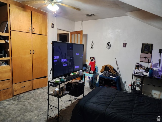 50 W 100 N, Salina, UT 84654 - carpeted bedroom featuring ceiling fan