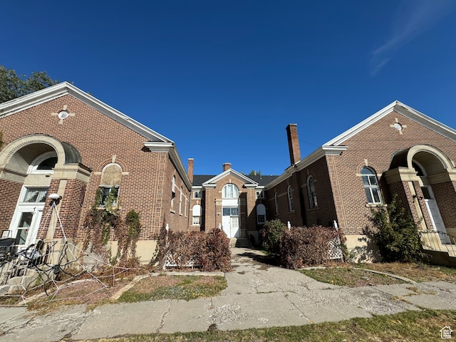 50 W 100 N, Salina, UT 84654 - view of front of home with brick siding and a chimney