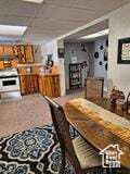 50 W 100 N, Salina, UT 84654 - dining space featuring a drop ceiling