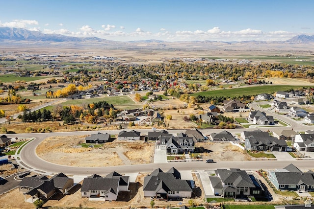 104 S 950 E, Hyde Park, UT 84318 - aerial perspective of suburban area featuring a mountainous background