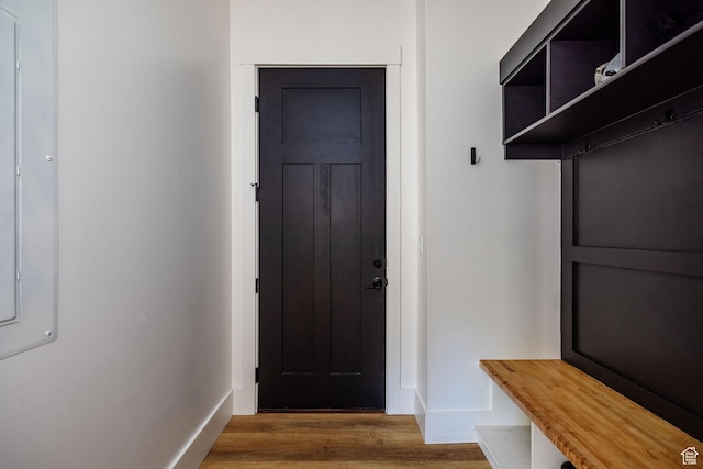 104 S 950 E, Hyde Park, UT 84318 - mudroom featuring wood finished floors and baseboards