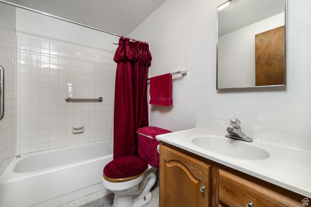 1390 N 500 W, Vernal, UT 84078 - full bathroom featuring toilet, vanity, and shower / bath combo
