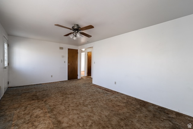 1390 N 500 W, Vernal, UT 84078 - carpeted empty room featuring ceiling fan