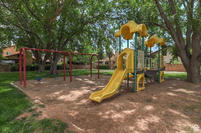 view of play area