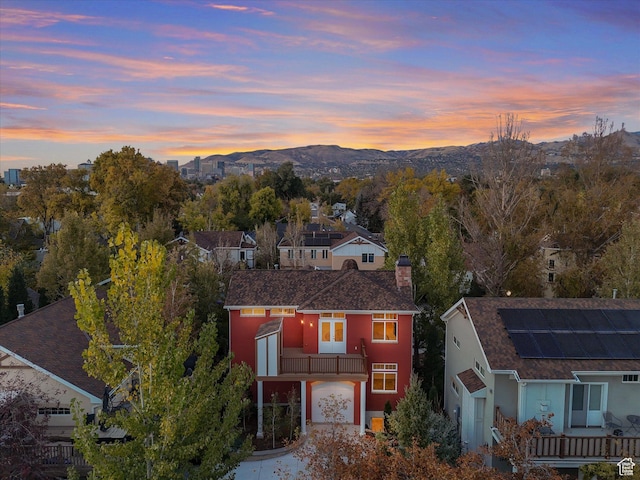1196 S Liberty Wells Pl, Salt Lake City, UT 84111 - view of subject property with a mountainous background
