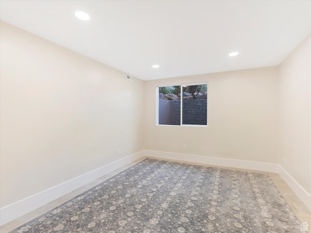 1196 S Liberty Wells Pl, Salt Lake City, UT 84111 - unfurnished room featuring recessed lighting and baseboards