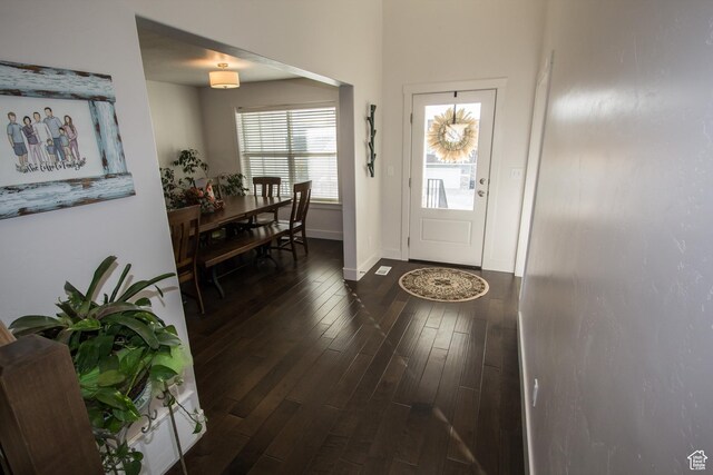 520 N 900 E, Hyde Park, UT 84318 - foyer featuring dark wood finished floors and baseboards