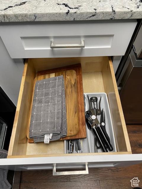 385 S Vasels Rd Unit 21, Brian Head, UT 84719 - detailed view of brown cabinets and wood finished floors