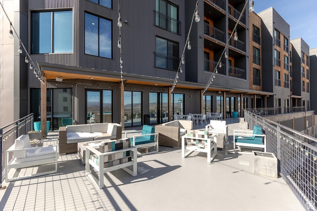 2670 W Canyons Resort Dr Unit 436, Park City, UT 84098 - view of patio / terrace with a balcony and an outdoor hangout area