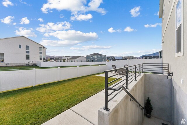 1358 S 1140 E, Heber City, UT 84032 - view of yard featuring a residential view and a balcony