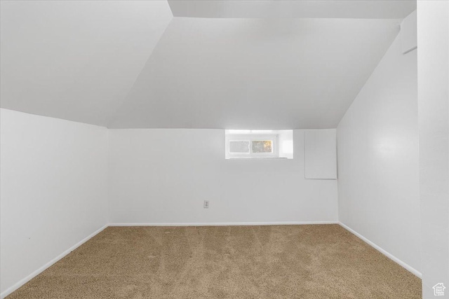 114 E Main St, Moroni, UT 84646 - additional living space featuring carpet and lofted ceiling