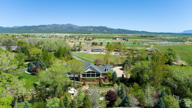 301 S Rachel Ln, New Harmony, UT 84757 - aerial view of sparsely populated area featuring mountains